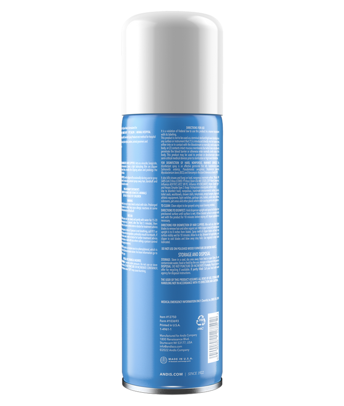Andis Cool Care Plus Coolant, Disinfectant, Lubricant, & Rust-Preventative Cleaning Spray