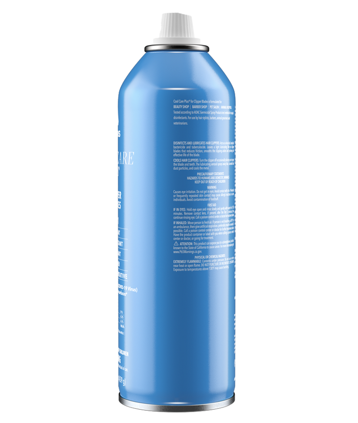 Andis Cool Care Plus Coolant, Disinfectant, Lubricant, & Rust-Preventative Cleaning Spray