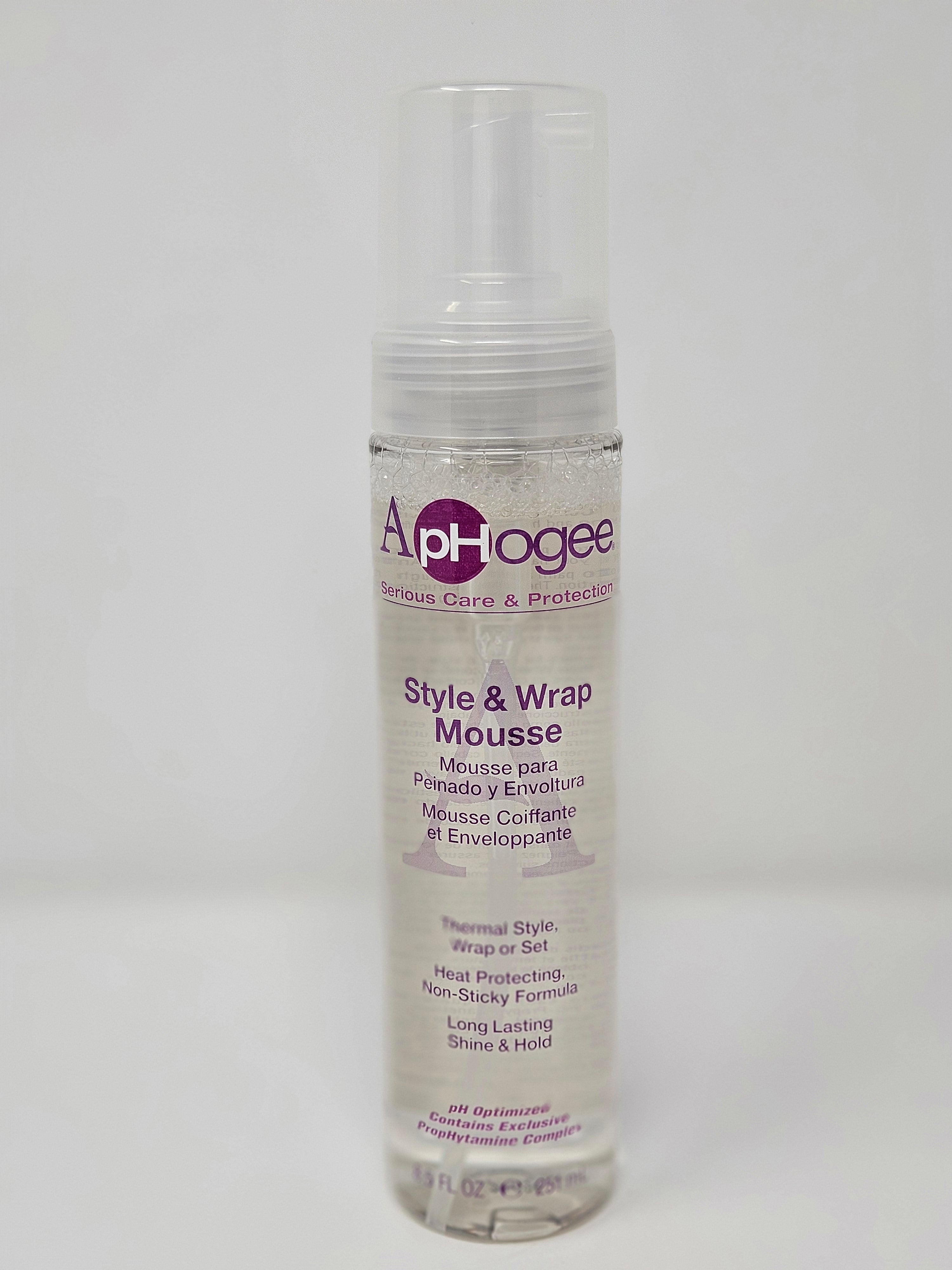 Aphogee Style & Wrap Mousse - 8.5oz