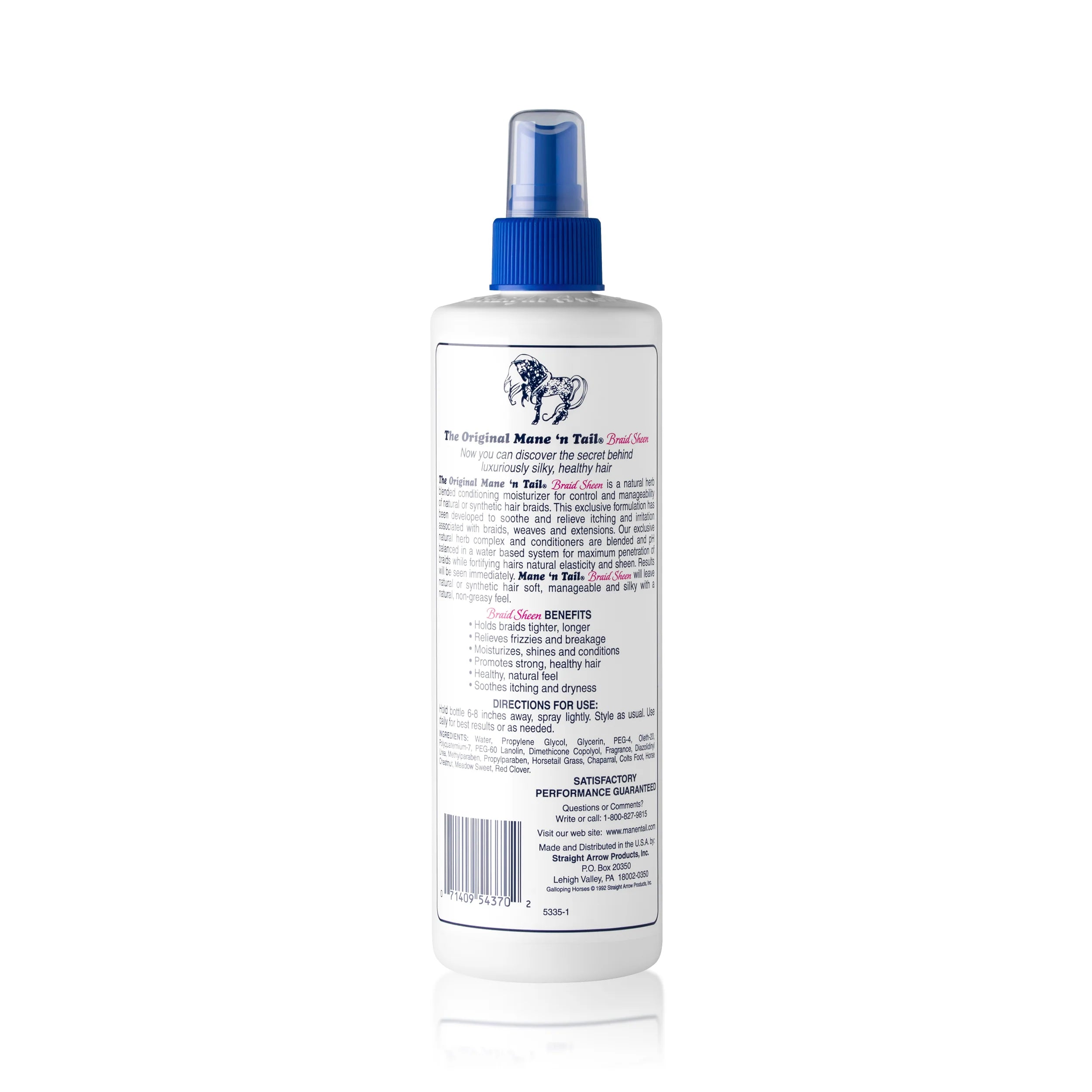 The Original Mane 'N Tail Braid Sheen Spray 12oz