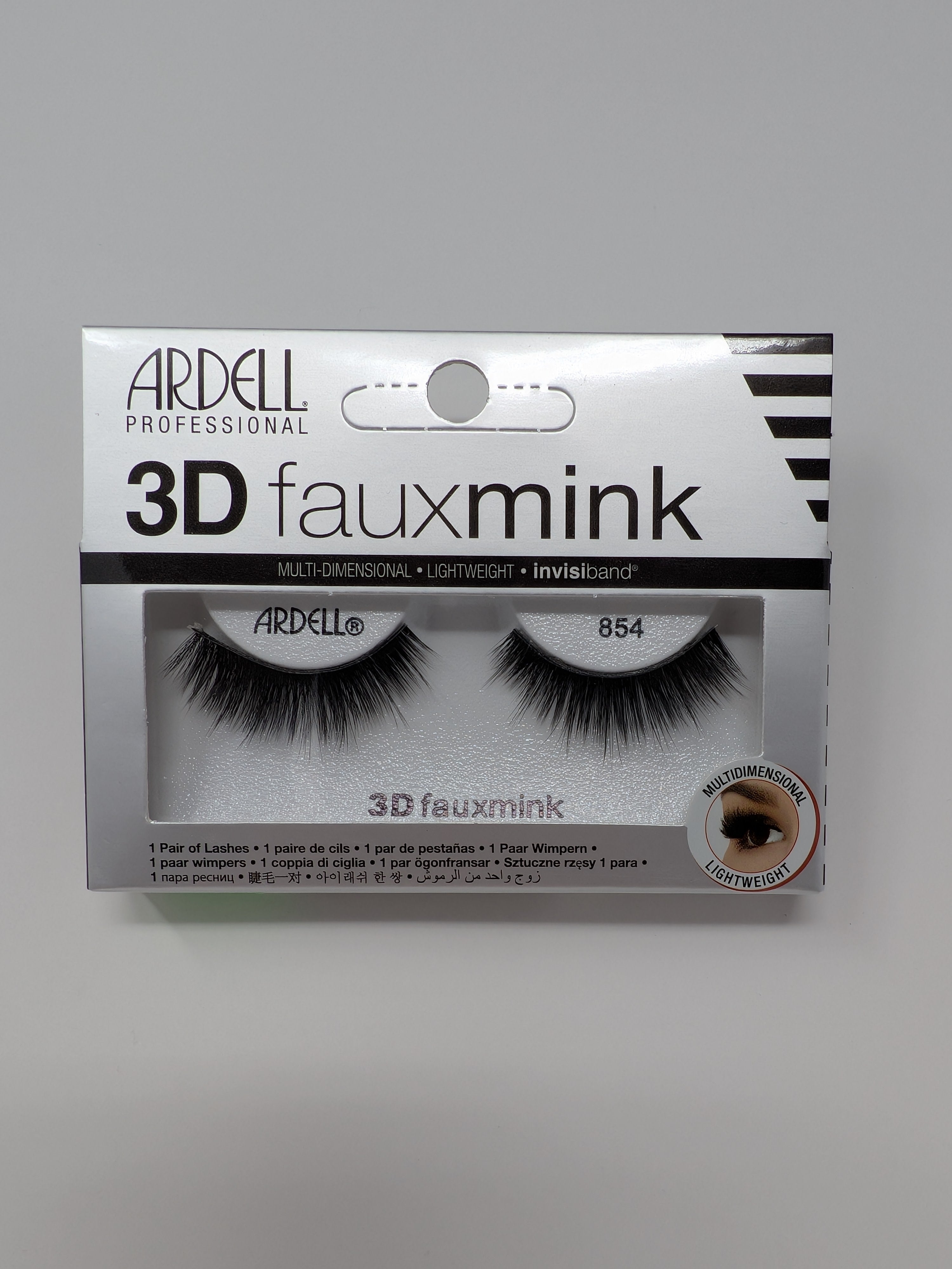 Ardell 3D Fauxmink 854 Lashes Invisiband