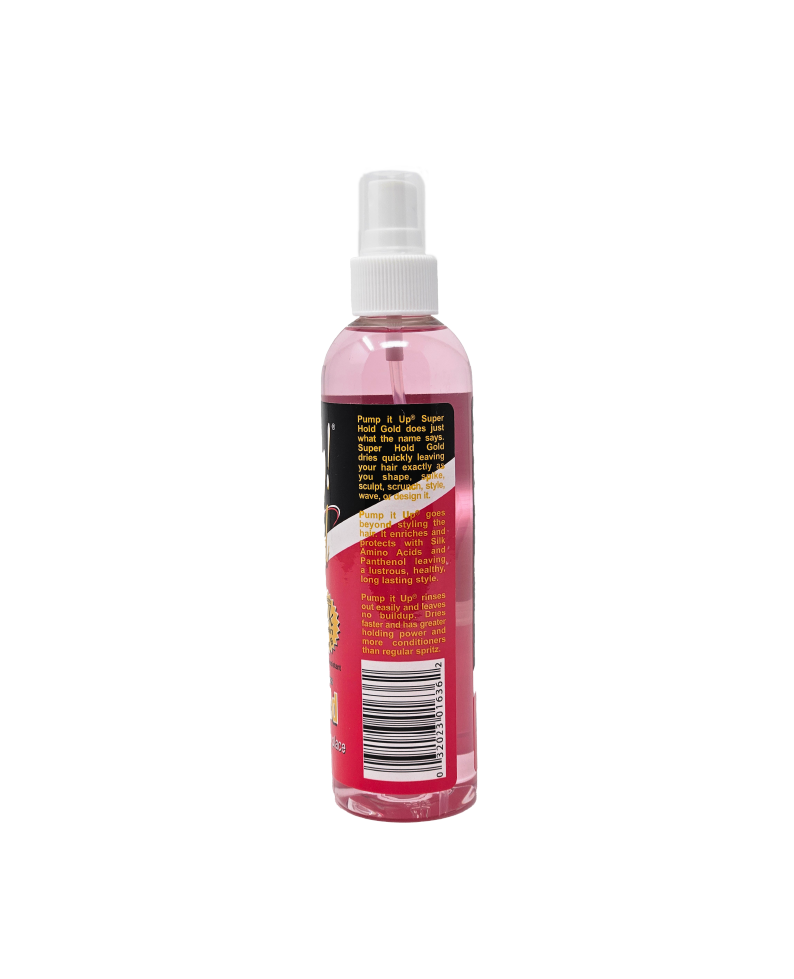 BB Pump It Up Gold Super Hold Styling Spritz - 8oz