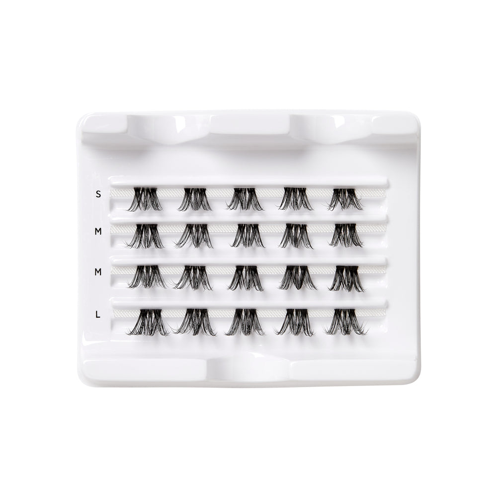 VLuxe Extended Faux Mink Clear Band Cluster Clean Blending Effect - VE07