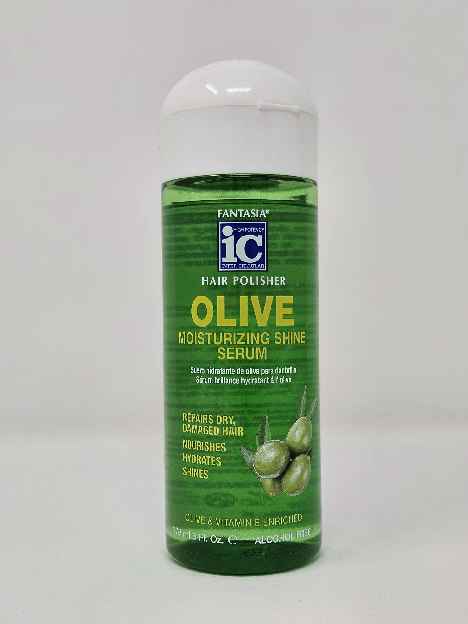 ic Fantasia Hair Polisher Olive Moisturizing Shine Serum - 6oz