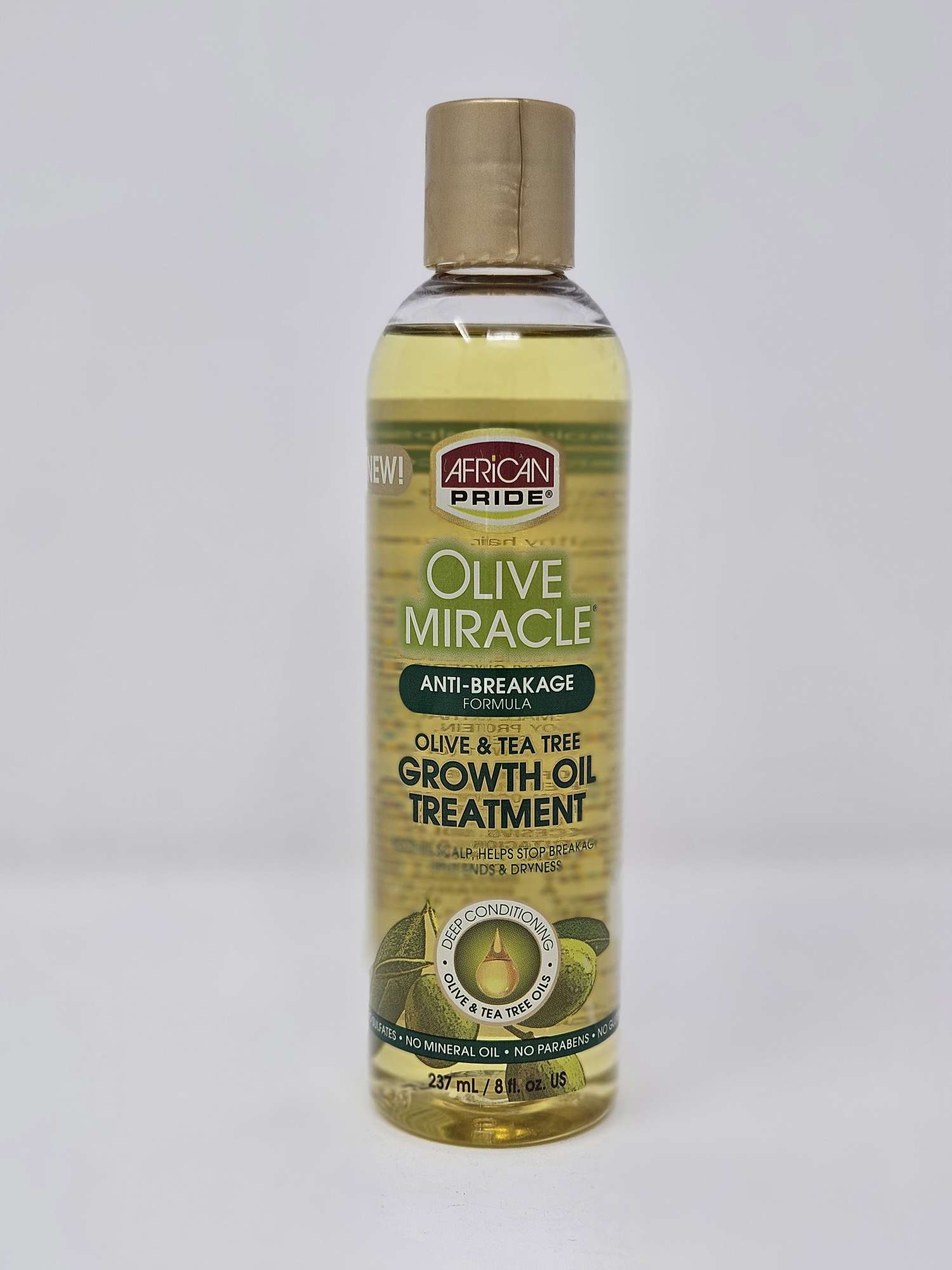 African Pride Olive Miracle Olive & Tea Tree Growth Oil Treatment - 8oz