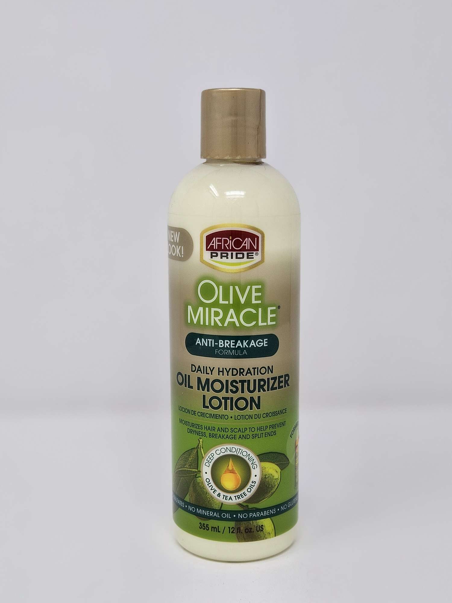 African Pride Olive Miracle Daily Hydration Oil Moisturizing Lotion - 12oz