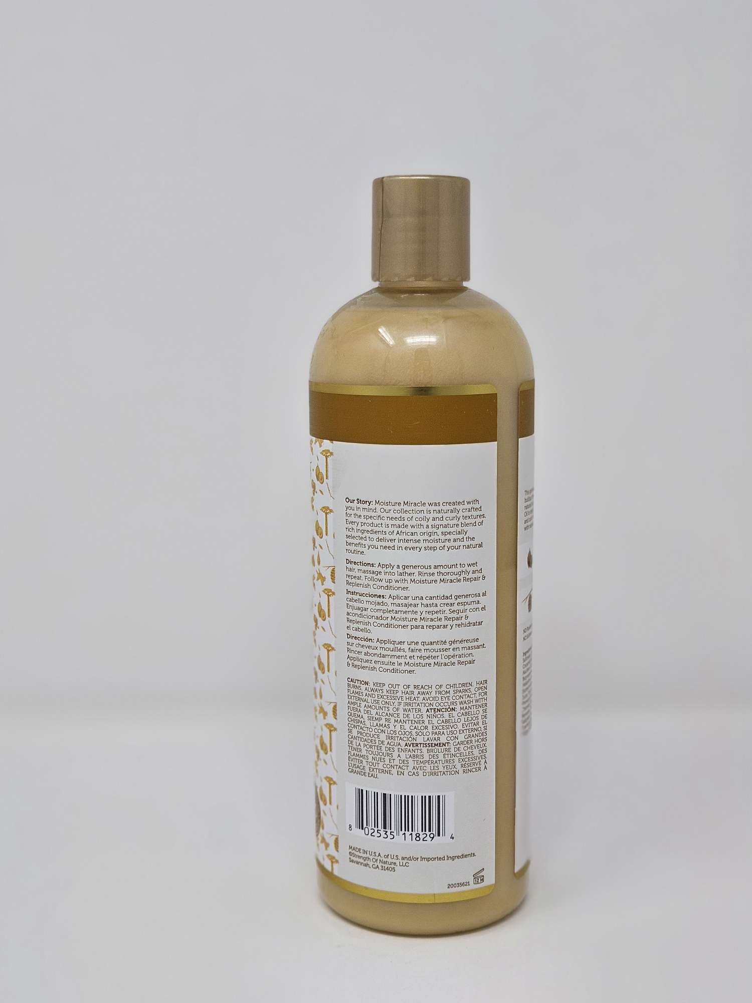 African Pride Moisture Miracle Honey & Coconut Oil Shampoo - 16oz