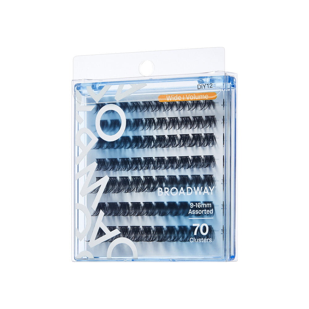 Broadway Volume DIY Cluster Full, Fluffy Lash Extensions - (DIY11 - DIY25)