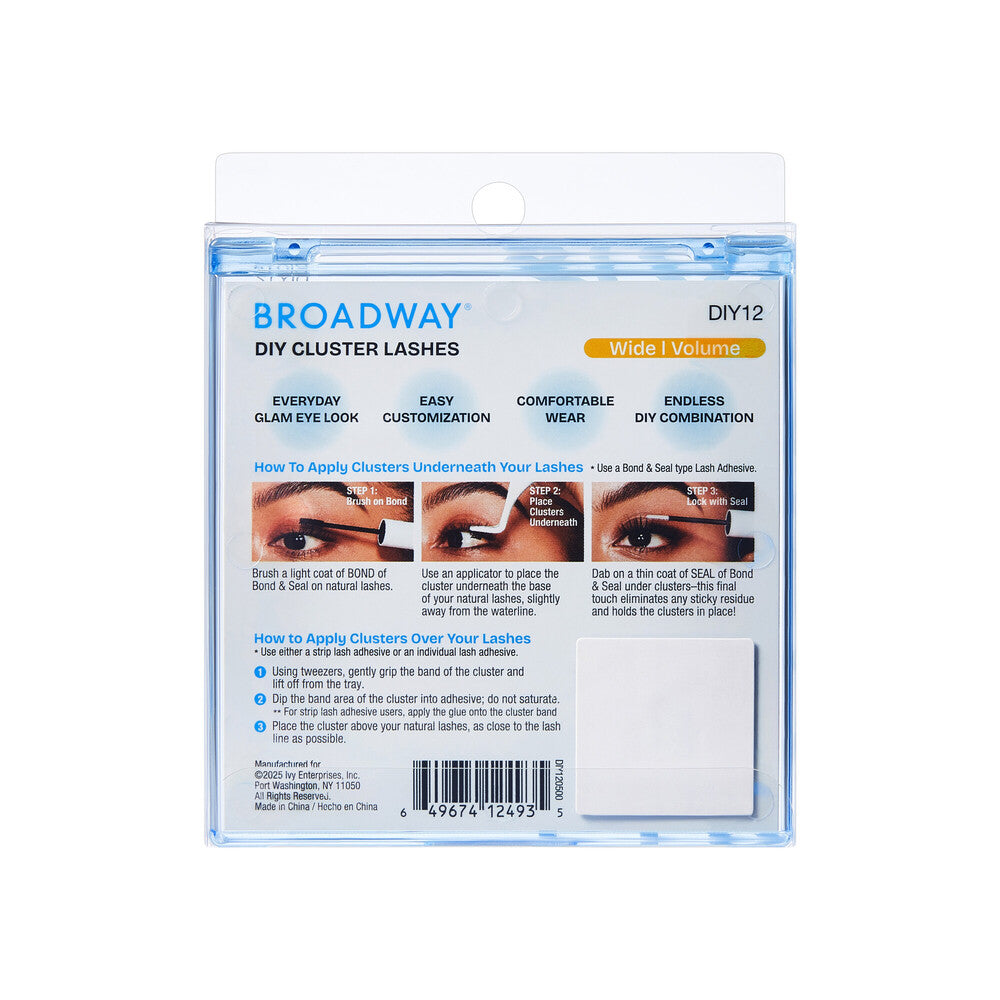 Broadway Volume DIY Cluster Full, Fluffy Lash Extensions - (DIY11 - DIY25)