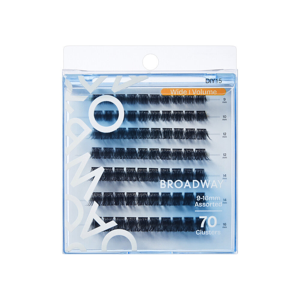 Broadway Volume DIY Cluster Full, Fluffy Lash Extensions - (DIY11 - DIY25)