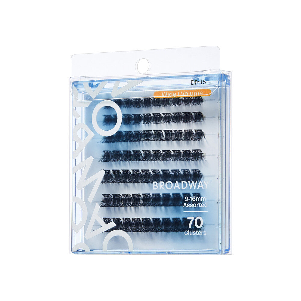 Broadway Volume DIY Cluster Full, Fluffy Lash Extensions - (DIY11 - DIY25)