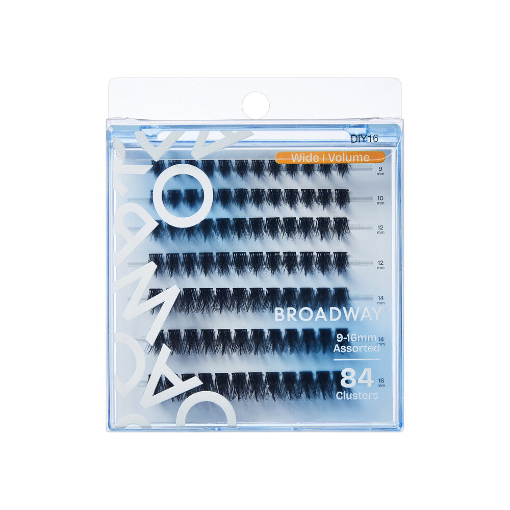 Broadway Volume DIY Cluster Full, Fluffy Lash Extensions - (DIY11 - DIY25)