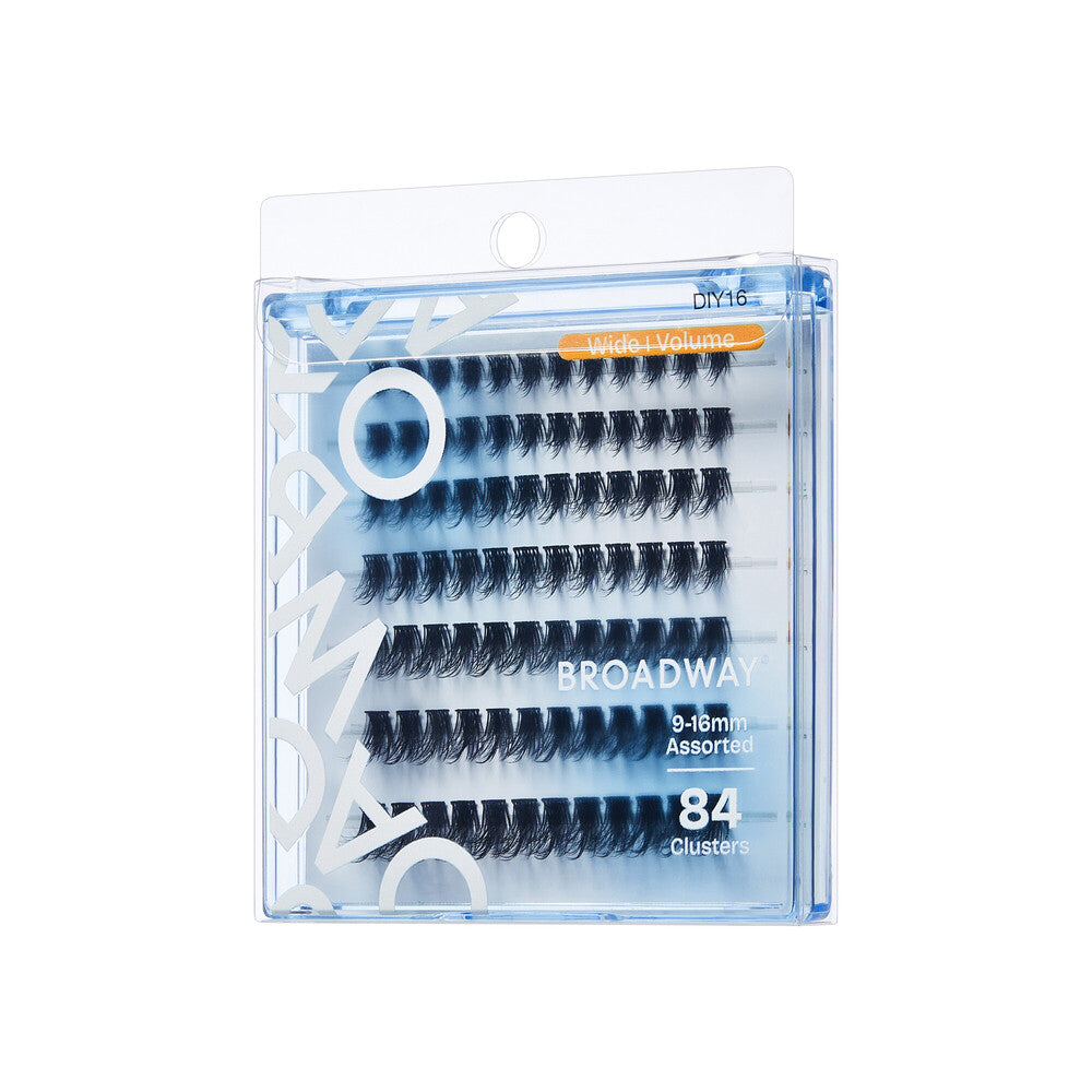 Broadway Volume DIY Cluster Full, Fluffy Lash Extensions - (DIY11 - DIY25)