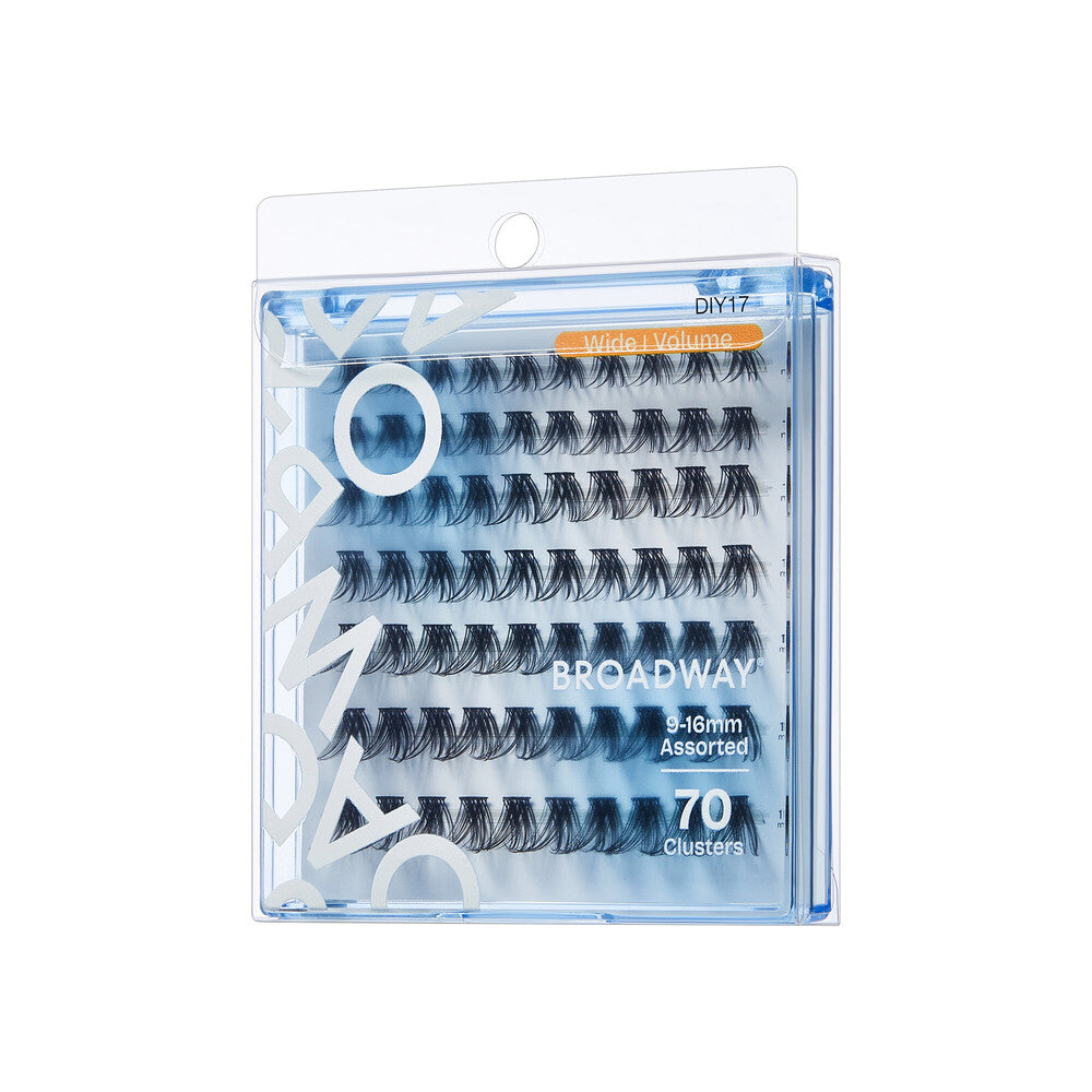 Broadway Volume DIY Cluster Full, Fluffy Lash Extensions - (DIY11 - DIY25)