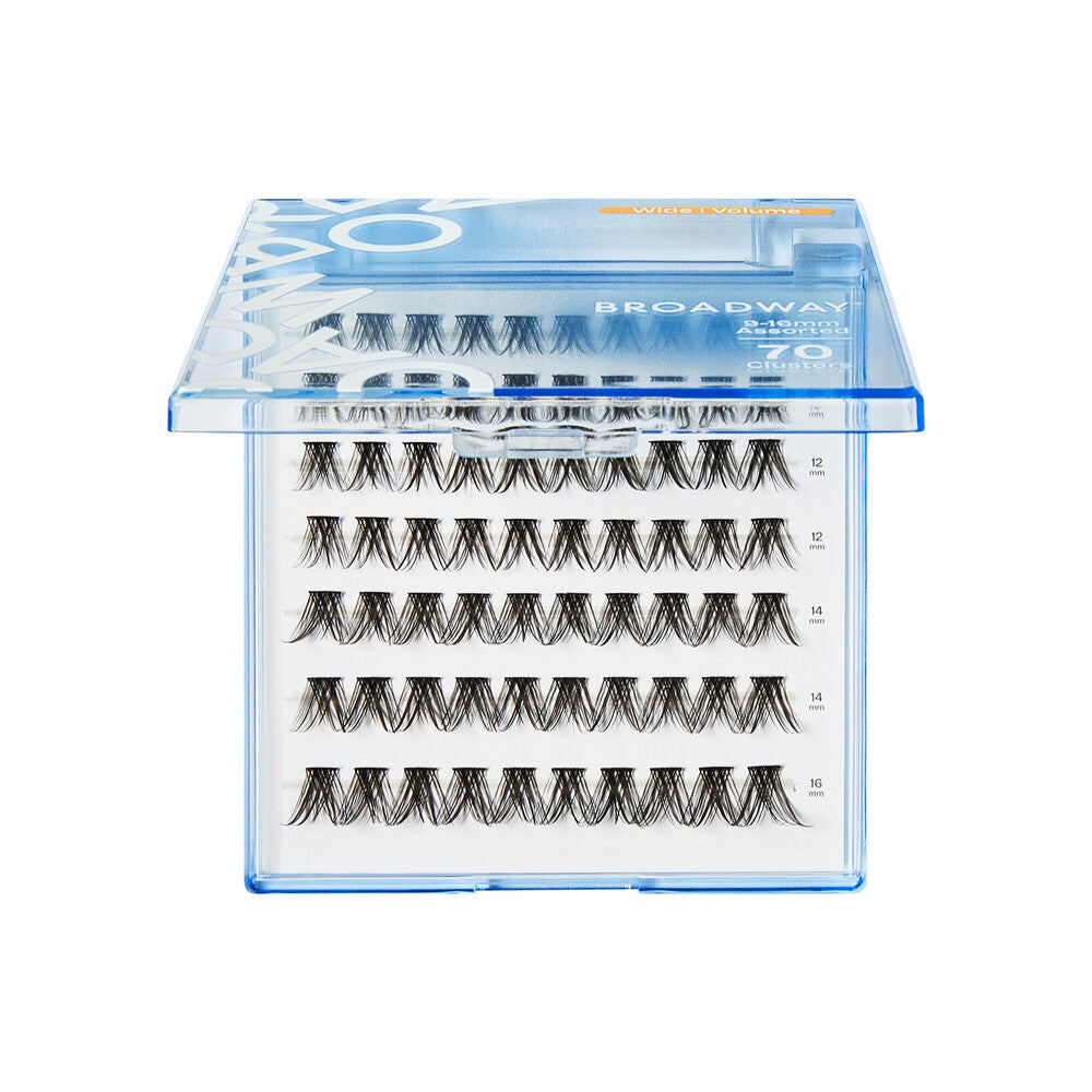 Broadway Volume DIY Cluster Full, Fluffy Lash Extensions - (DIY11 - DIY25)