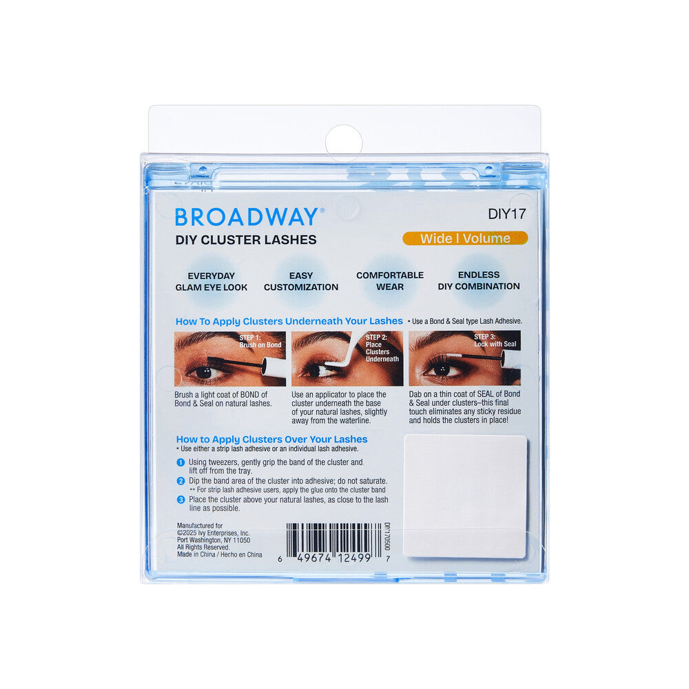 Broadway Volume DIY Cluster Full, Fluffy Lash Extensions - (DIY11 - DIY25)