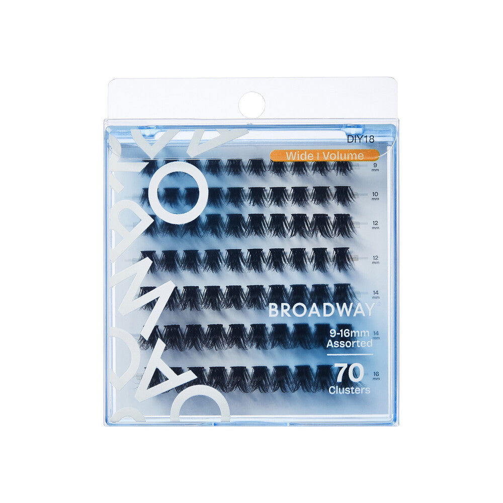 Broadway Volume DIY Cluster Full, Fluffy Lash Extensions - (DIY11 - DIY25)