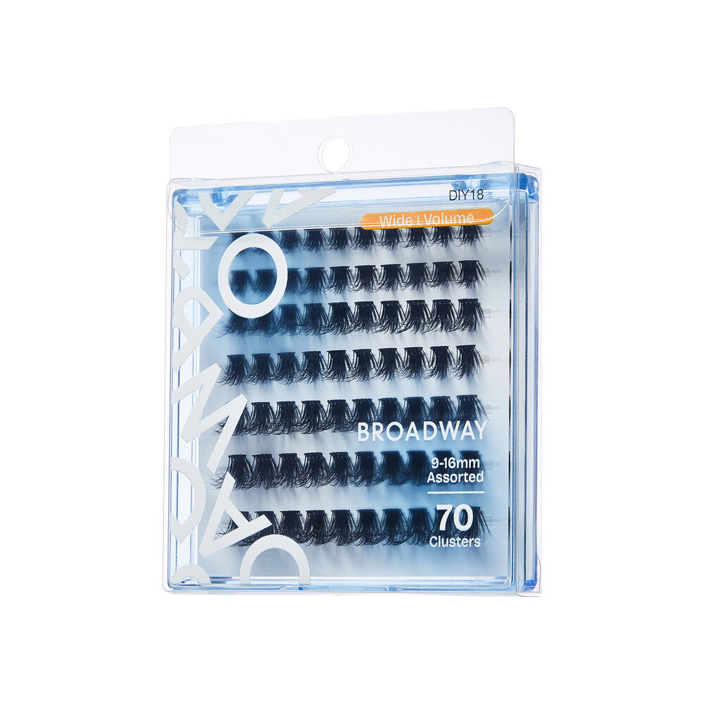 Broadway Volume DIY Cluster Full, Fluffy Lash Extensions - (DIY11 - DIY25)