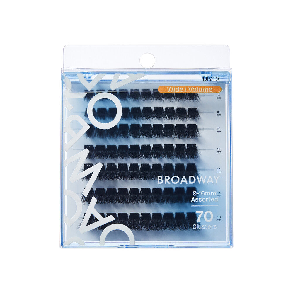 Broadway Volume DIY Cluster Full, Fluffy Lash Extensions - (DIY11 - DIY25)
