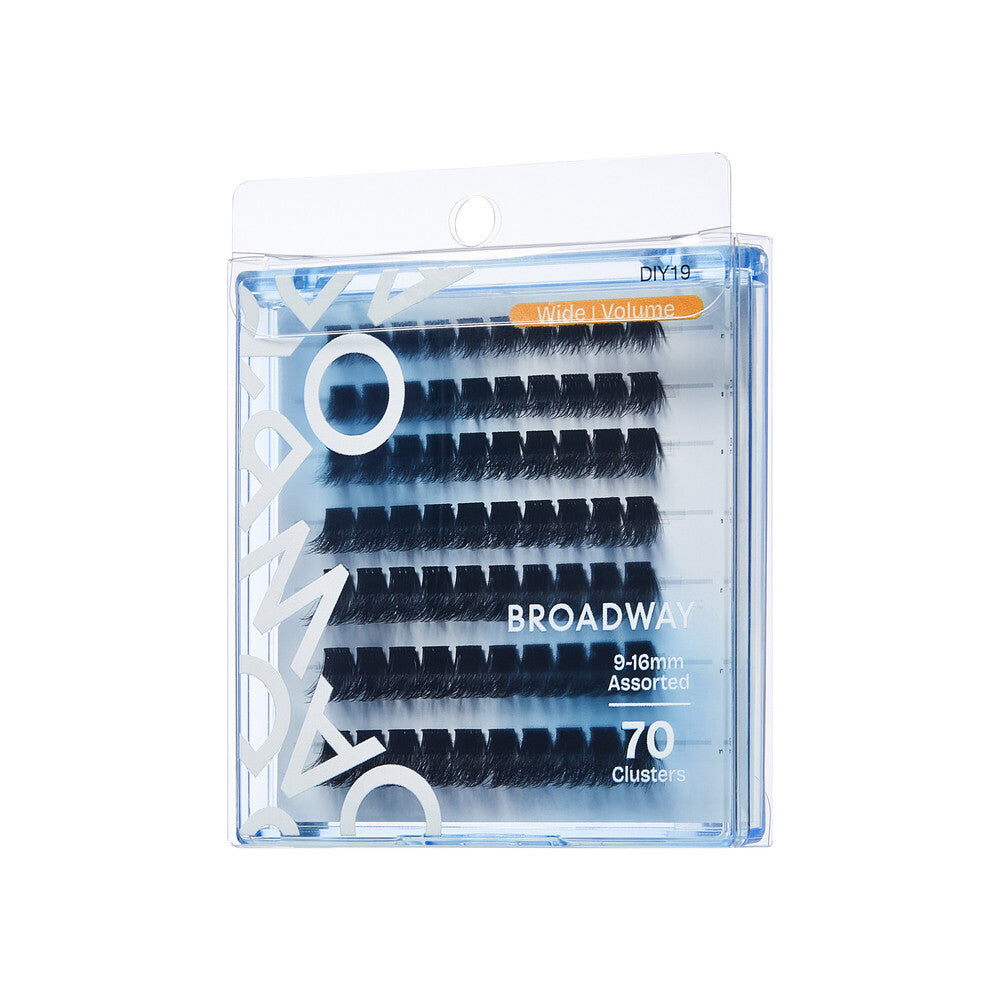 Broadway Volume DIY Cluster Full, Fluffy Lash Extensions - (DIY11 - DIY25)