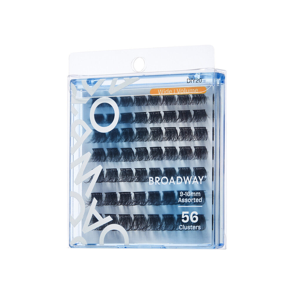 Broadway Volume DIY Cluster Full, Fluffy Lash Extensions - (DIY11 - DIY25)
