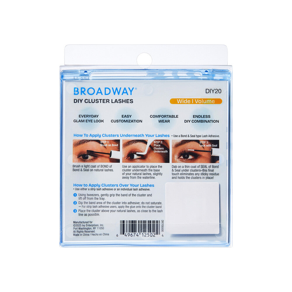 Broadway Volume DIY Cluster Full, Fluffy Lash Extensions - (DIY11 - DIY25)