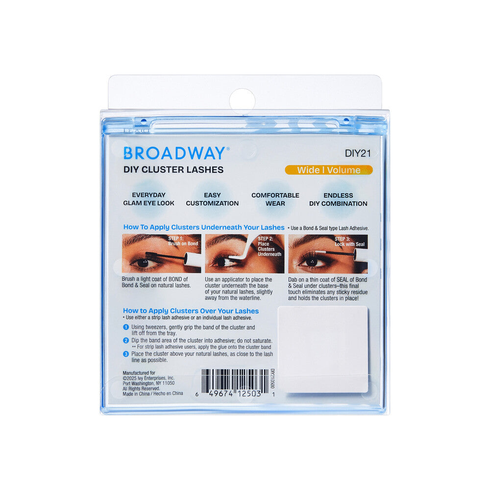 Broadway Volume DIY Cluster Full, Fluffy Lash Extensions - (DIY11 - DIY25)