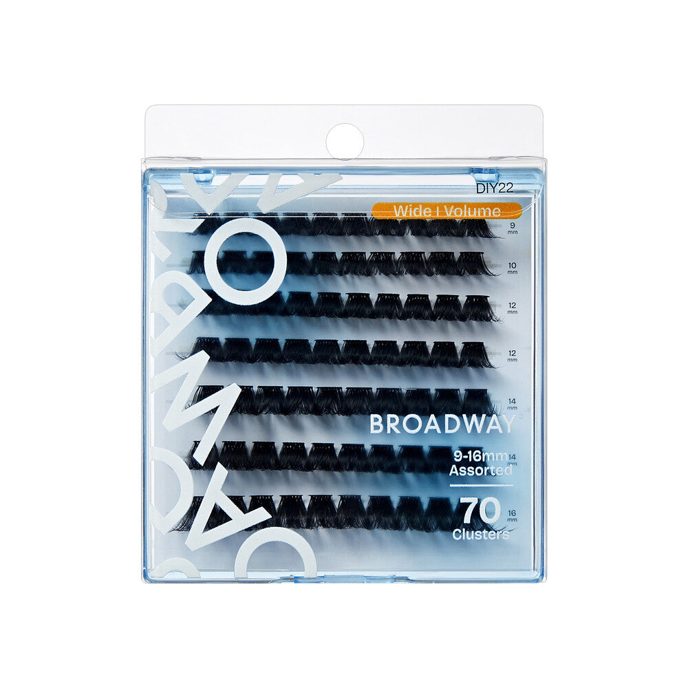 Broadway Volume DIY Cluster Full, Fluffy Lash Extensions - (DIY11 - DIY25)