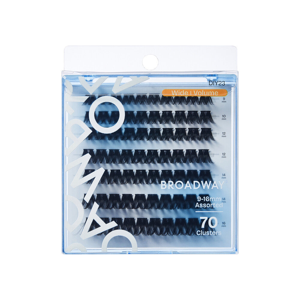 Broadway Volume DIY Cluster Full, Fluffy Lash Extensions - (DIY11 - DIY25)