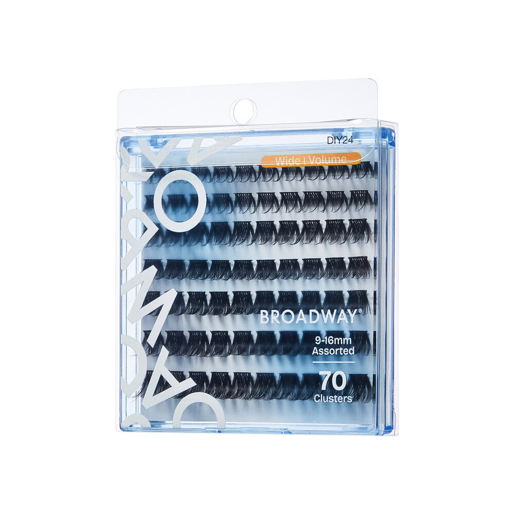 Broadway Volume DIY Cluster Full, Fluffy Lash Extensions - (DIY11 - DIY25)