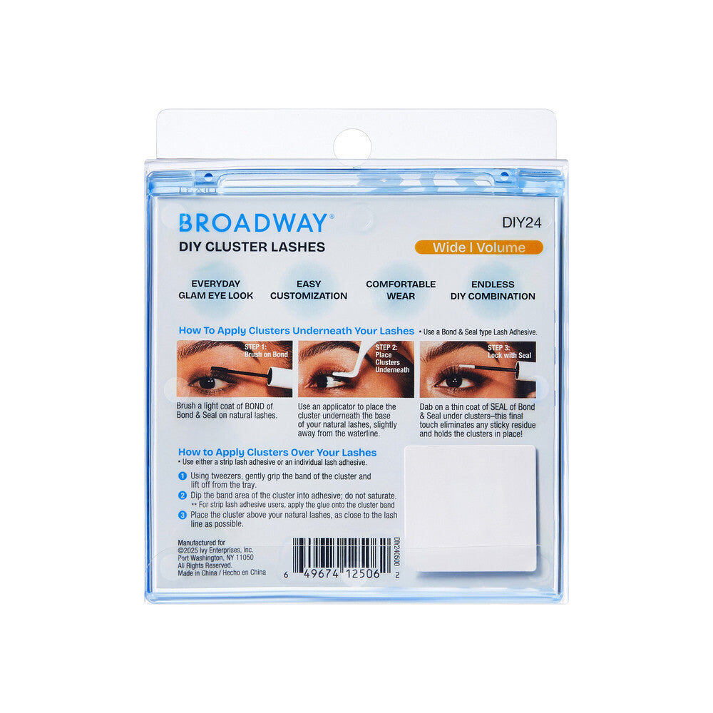 Broadway Volume DIY Cluster Full, Fluffy Lash Extensions - (DIY11 - DIY25)