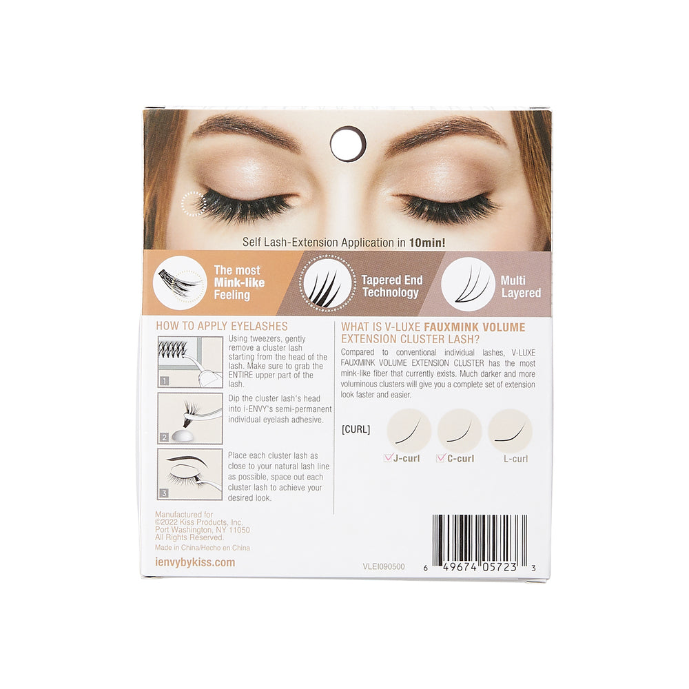 VLuxe Fauxmink Volume Extension Cluster Medium