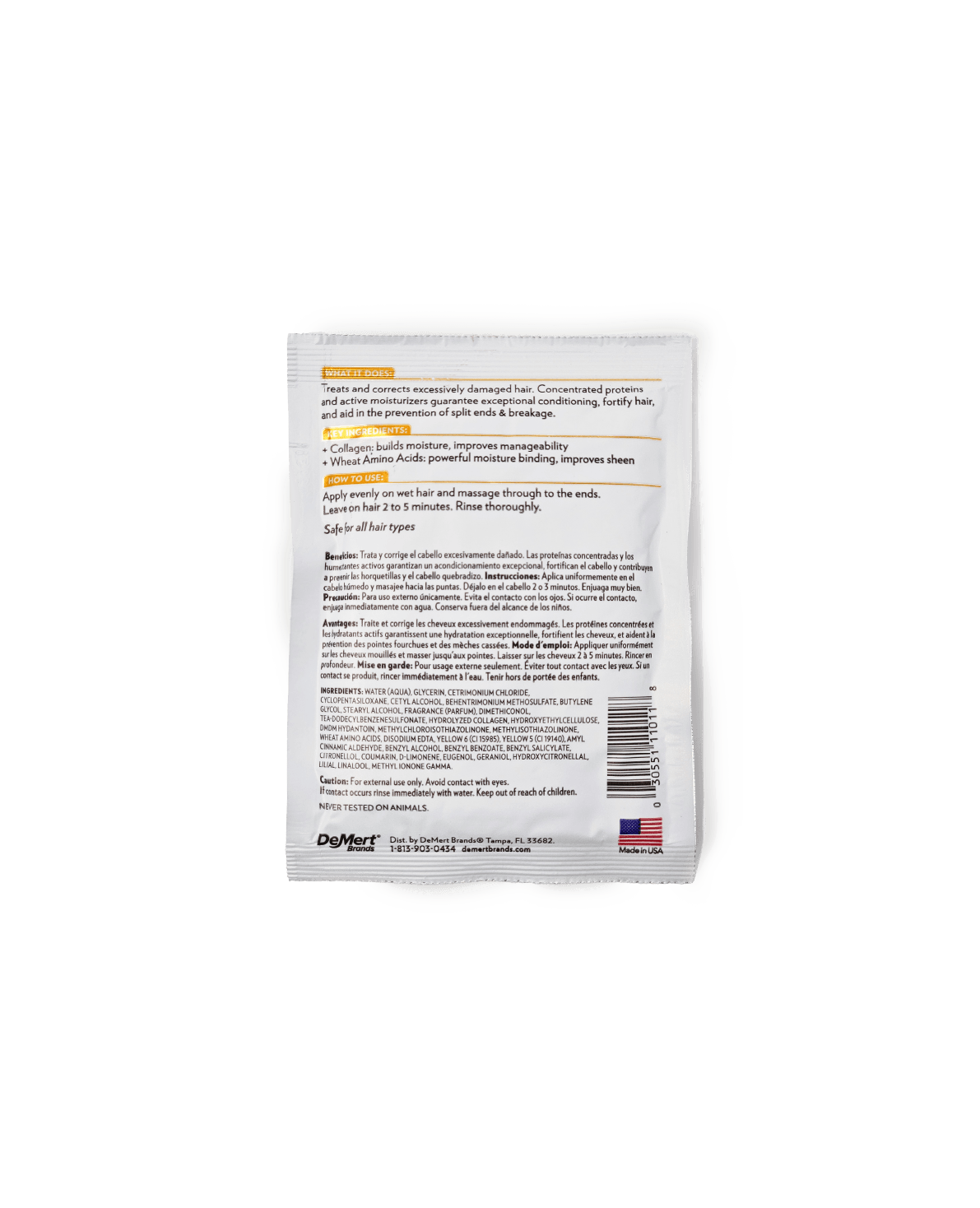 Hi-Pro-Pac Extremely Damaged Hair Repair Protein Treatment