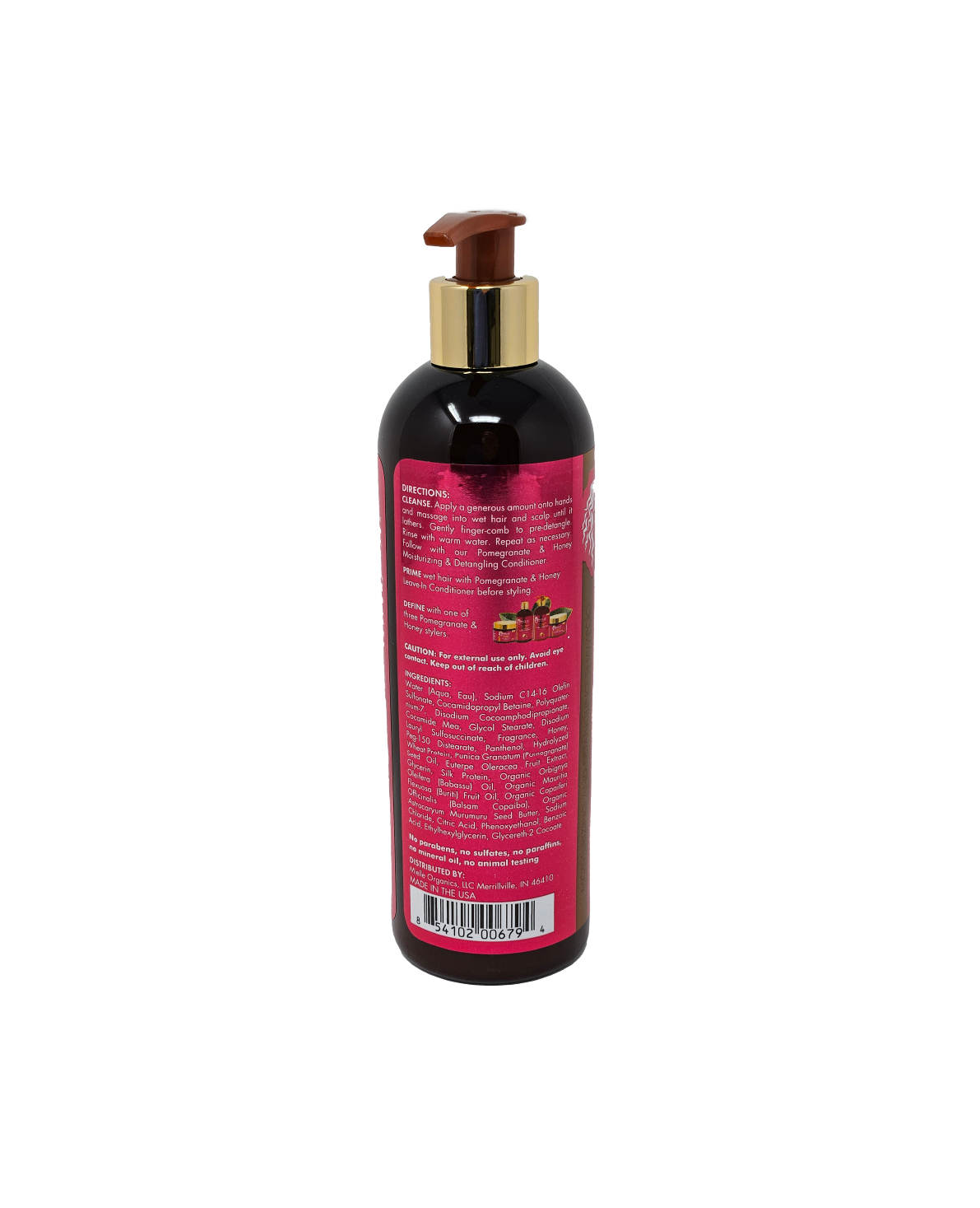 Mielle Pomegranate & Honey Moisturizing & Detangling Shampoo - 12oz