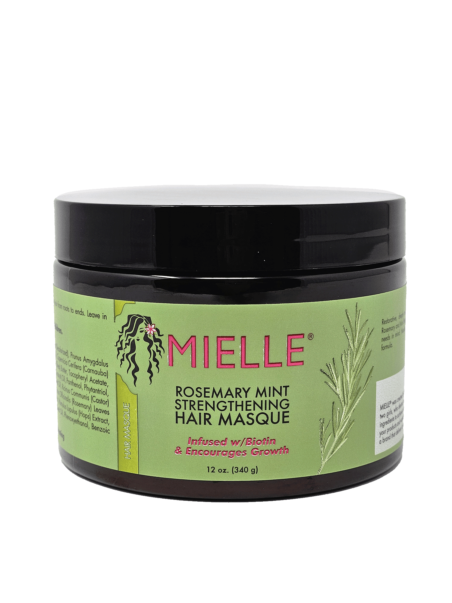 Mielle Rosemary Mint Strengthening Hair Masque - 12oz