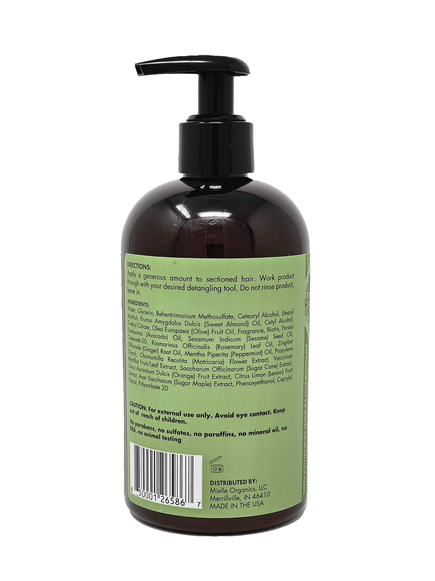 Mielle Rosemary Mint Strengthening Leave-In Conditioner - 12oz