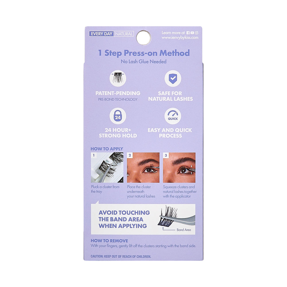 iEnvy Press & Go Press-On Pre-Glued Lash Clusters - Every Day Minimal 03