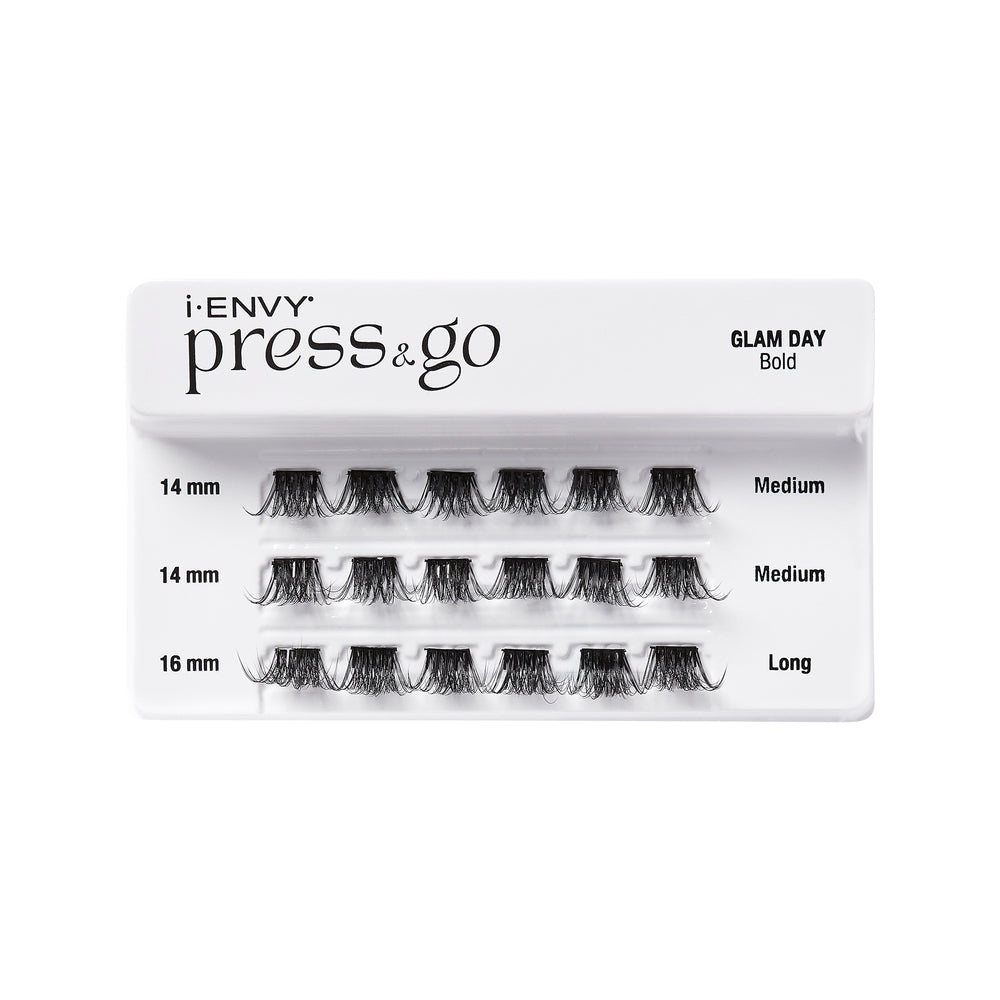 iEnvy Press & Go Press-On Pre-Glued Lash Clusters - Glam Day Bold 05