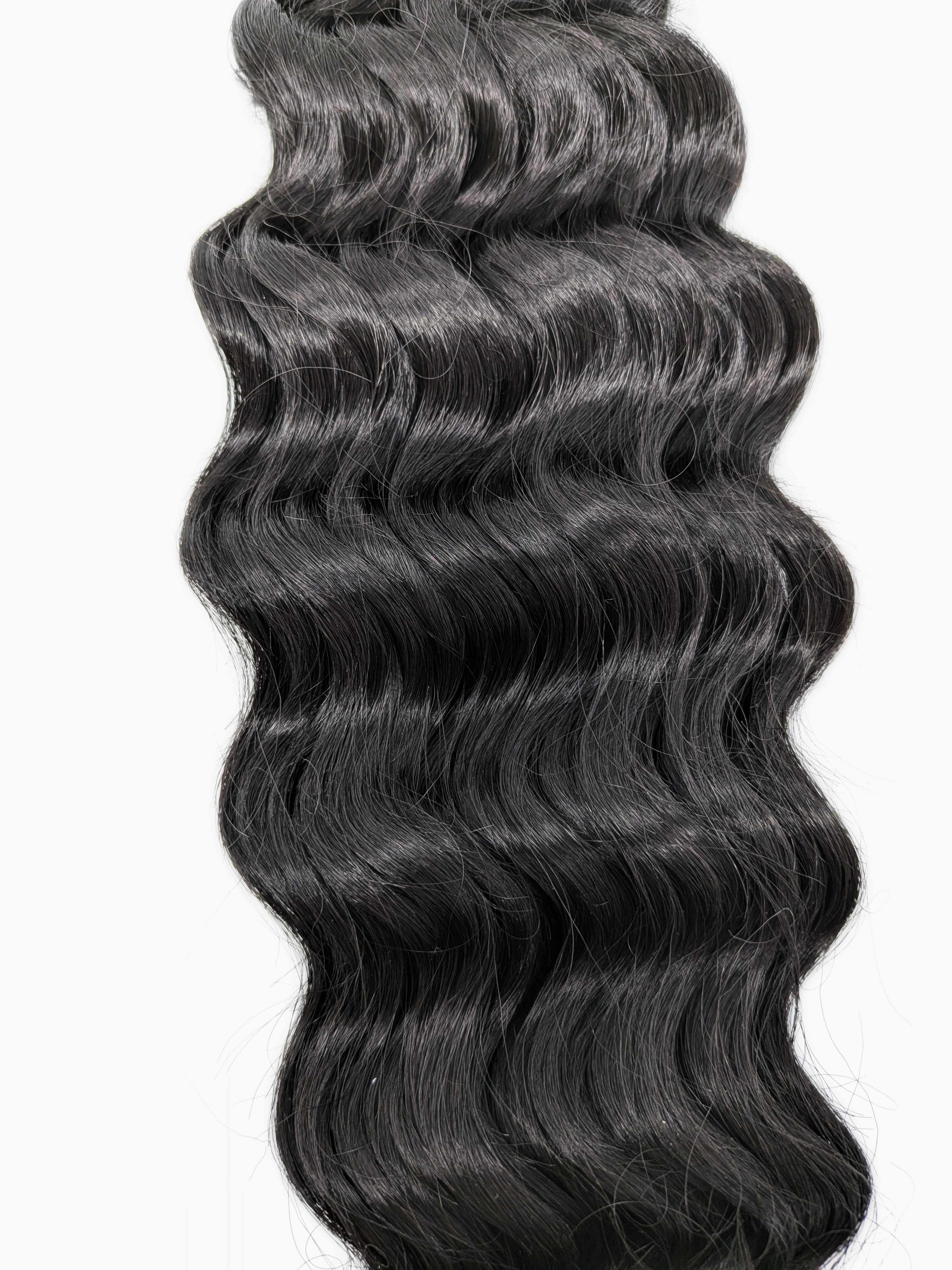 The Scarlet Human Hair Blended Bulk Hair French Deep Wave