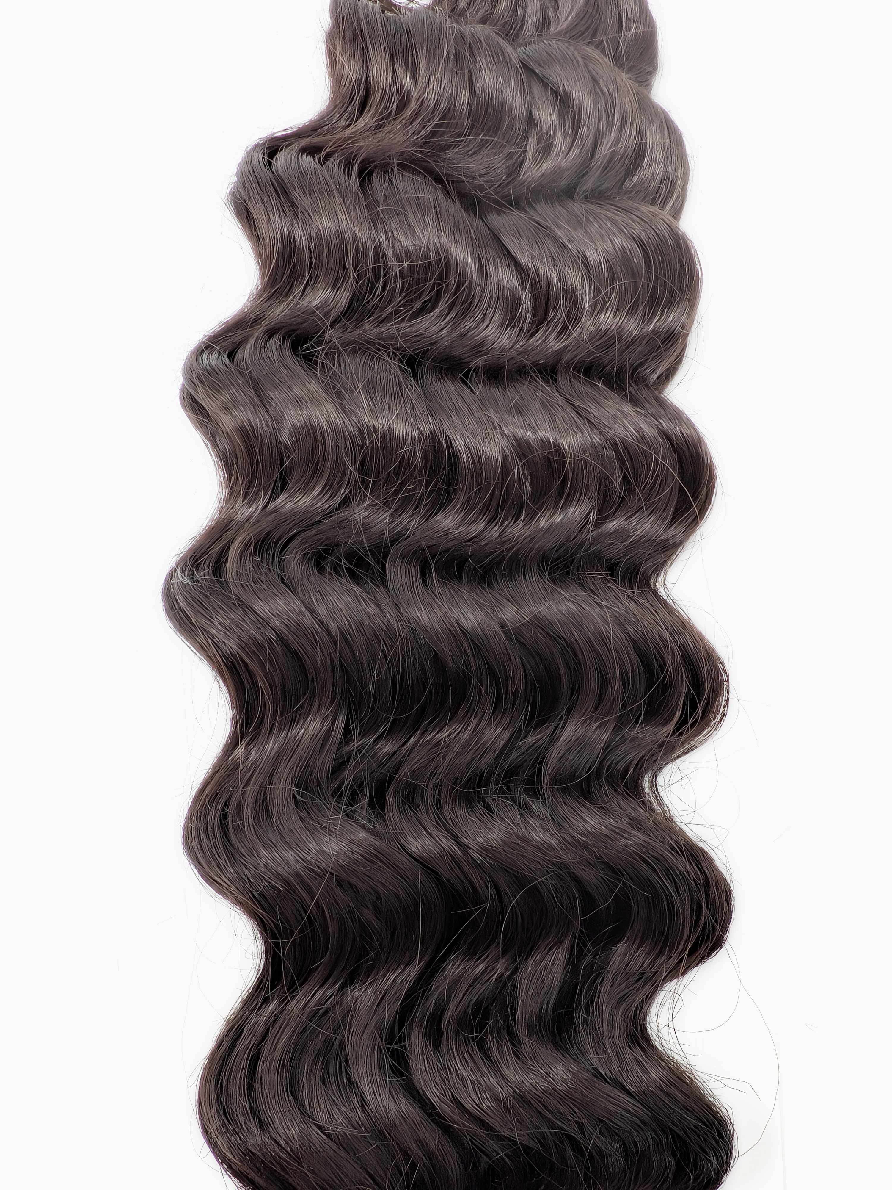 The Scarlet Human Hair Blended Bulk Hair French Deep Wave