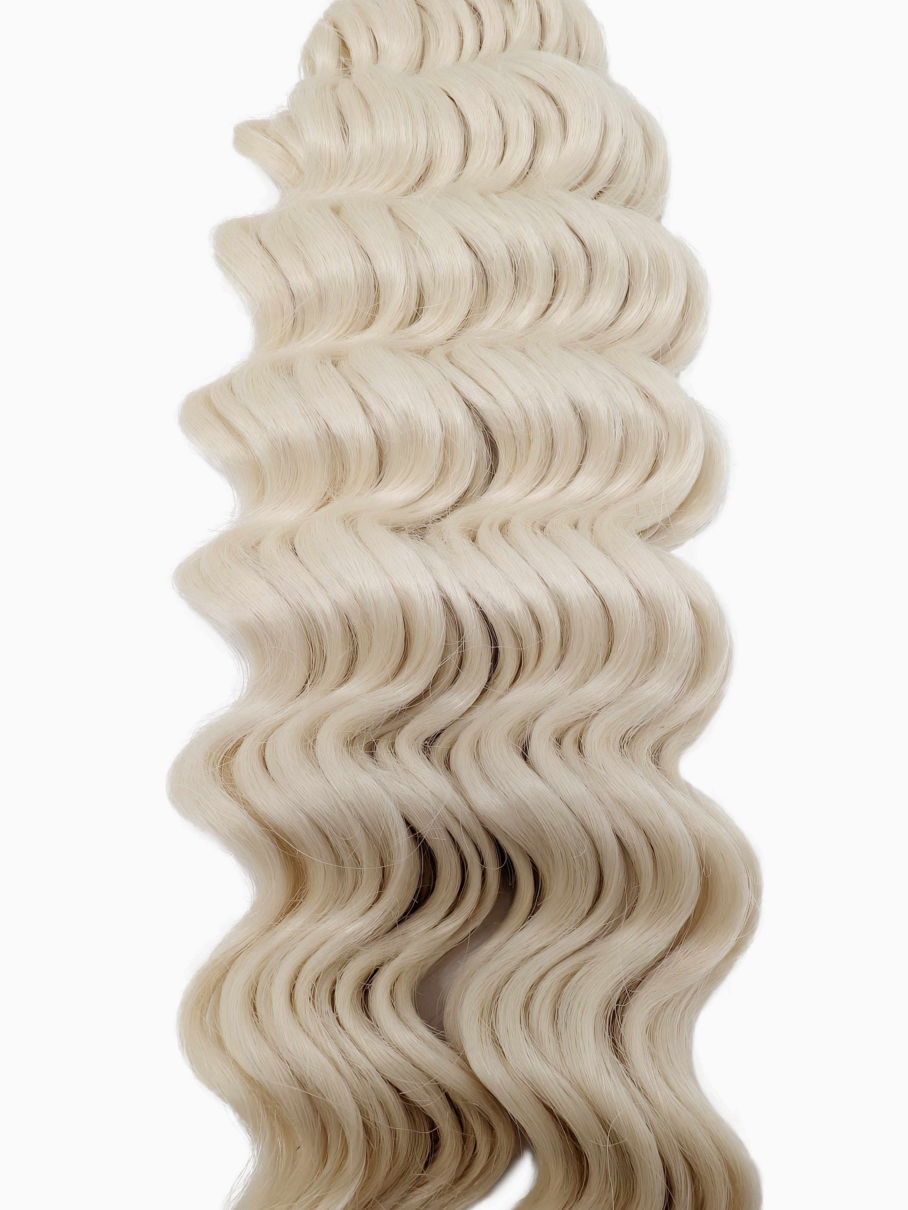 The Scarlet Human Hair Blended Bulk Hair French Deep Wave