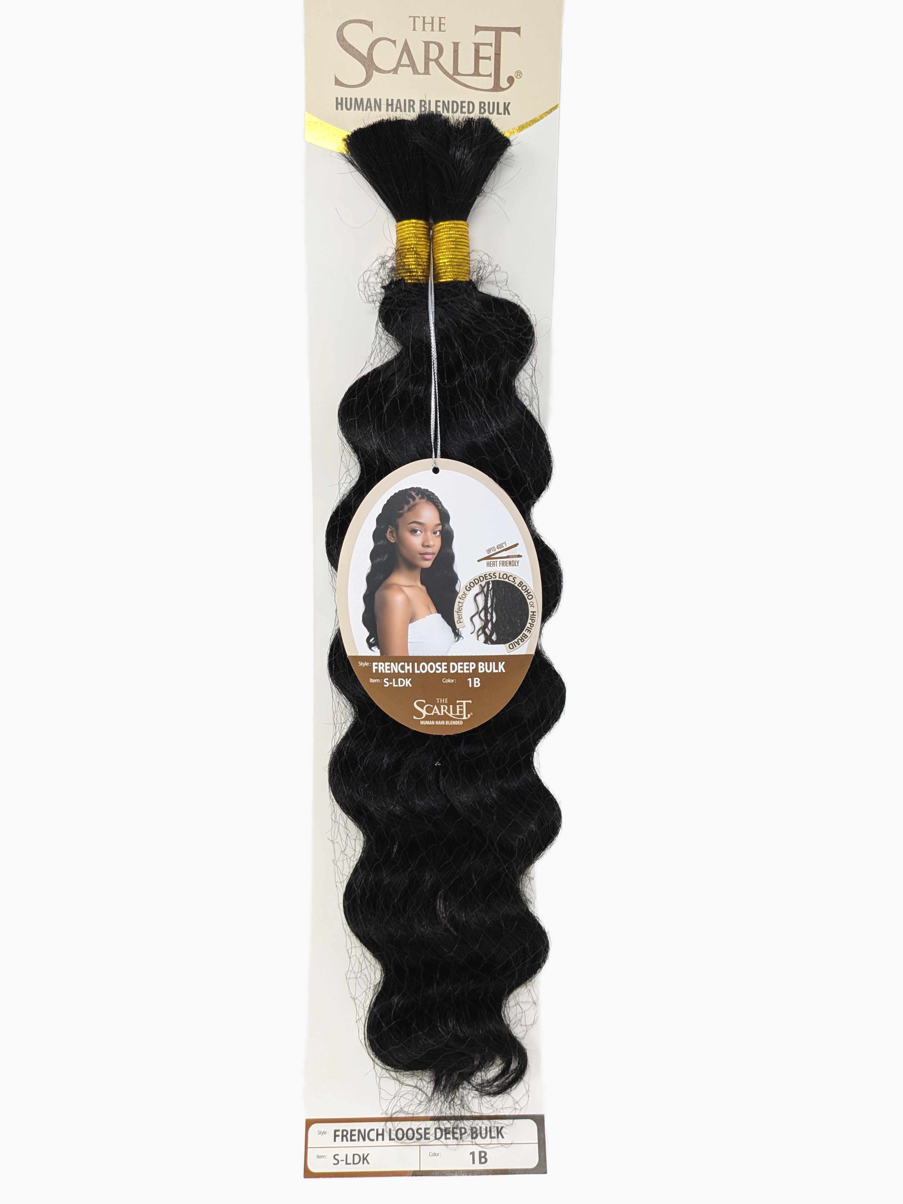 The Scarlet Human Hair Blended Bulk French Loose Deep Bulk
