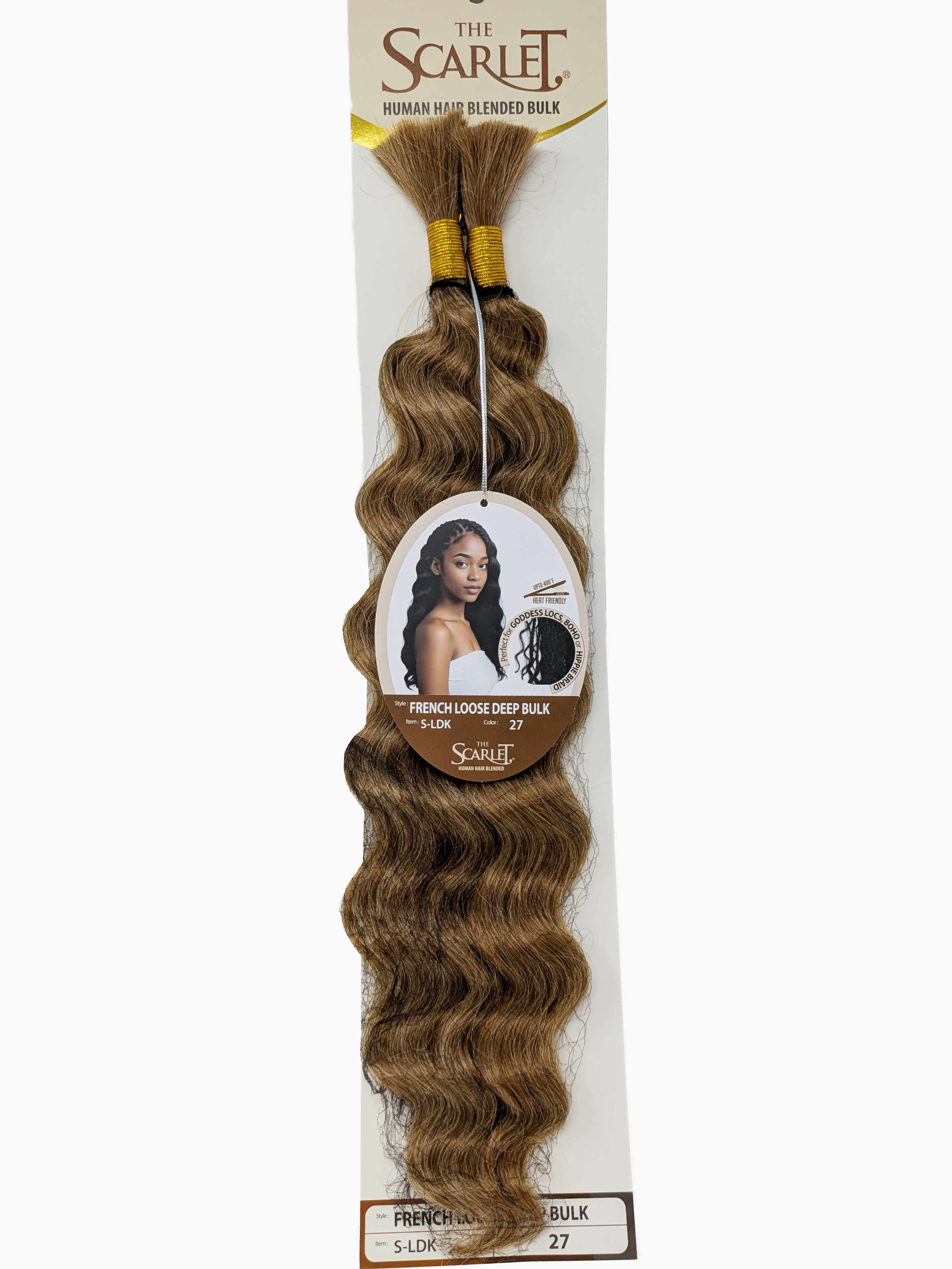 The Scarlet Human Hair Blended Bulk French Loose Deep Bulk