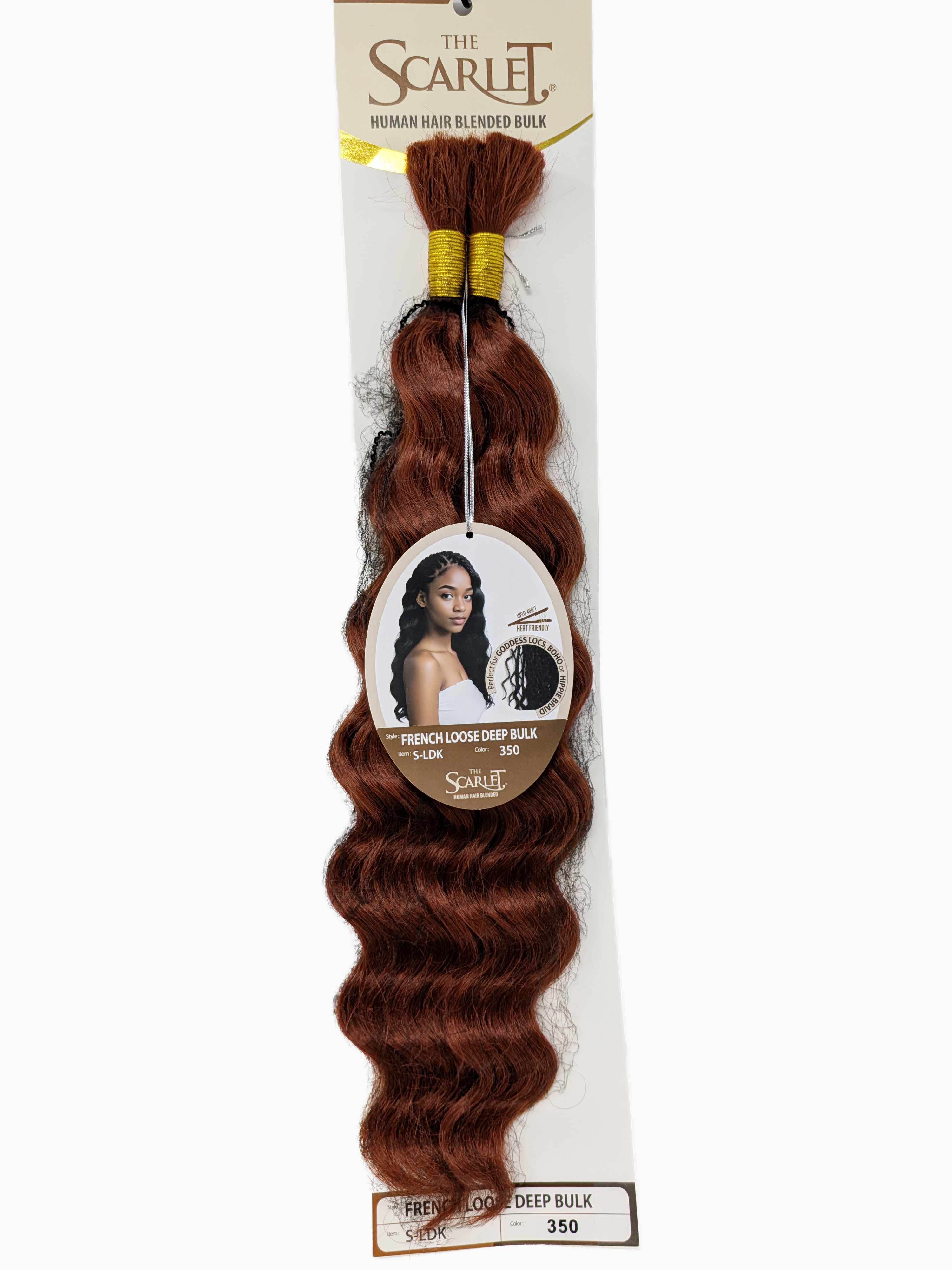 The Scarlet Human Hair Blended Bulk French Loose Deep Bulk
