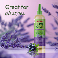 ORS Braidzone Soothing Scalp Oil Lavender Oil, Acai Oil & Biotin - 4.3oz