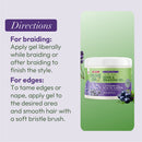 ORS Olive Oil Braidzone Edge & Braiding Gel Infused with Lavender Oil, Acai Oil & Biotin - 8oz