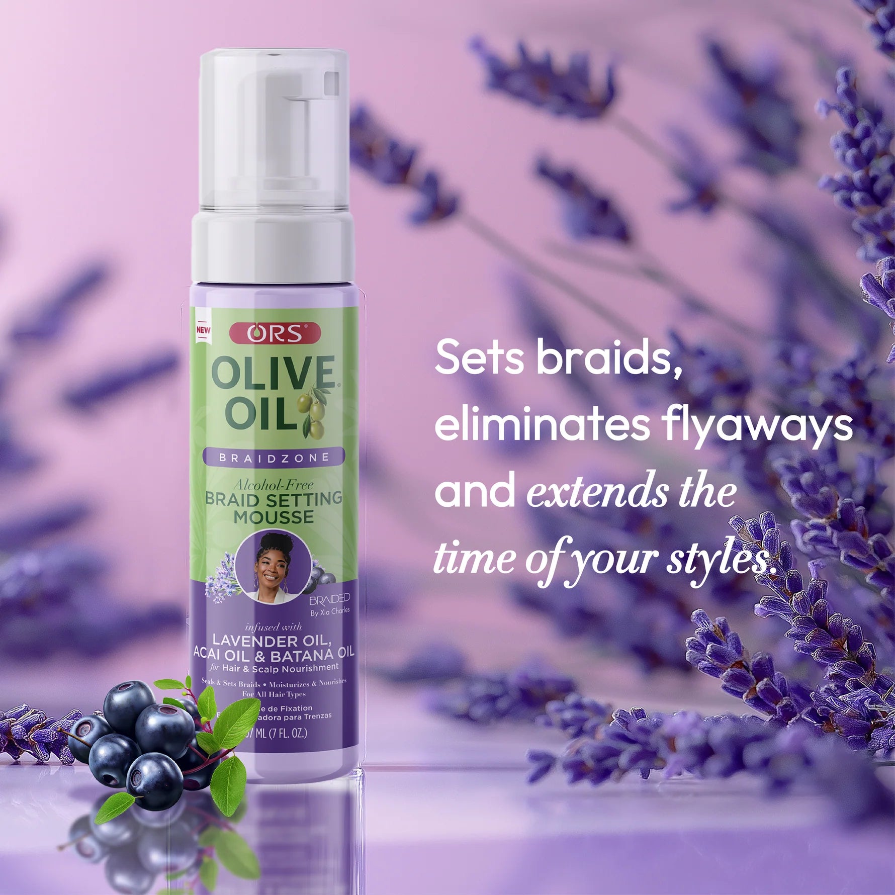 ORS Olive Oil Braidzone Braid Setting Mousse - 7oz