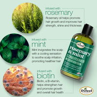 Difeel Rosemary & Mint Strengthening Conditioner Infused with Biotin 12oz