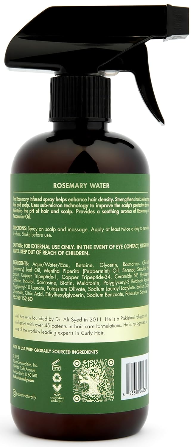 As I Am Rosemary Water - 16oz