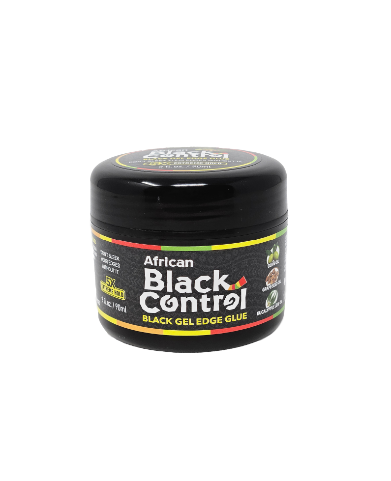African Black Control Edge Glue 5X Extreme Hold